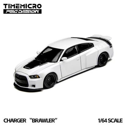 Charger « Brawler » blanche TimeMicro × PSC Design 1:64 TM648205
