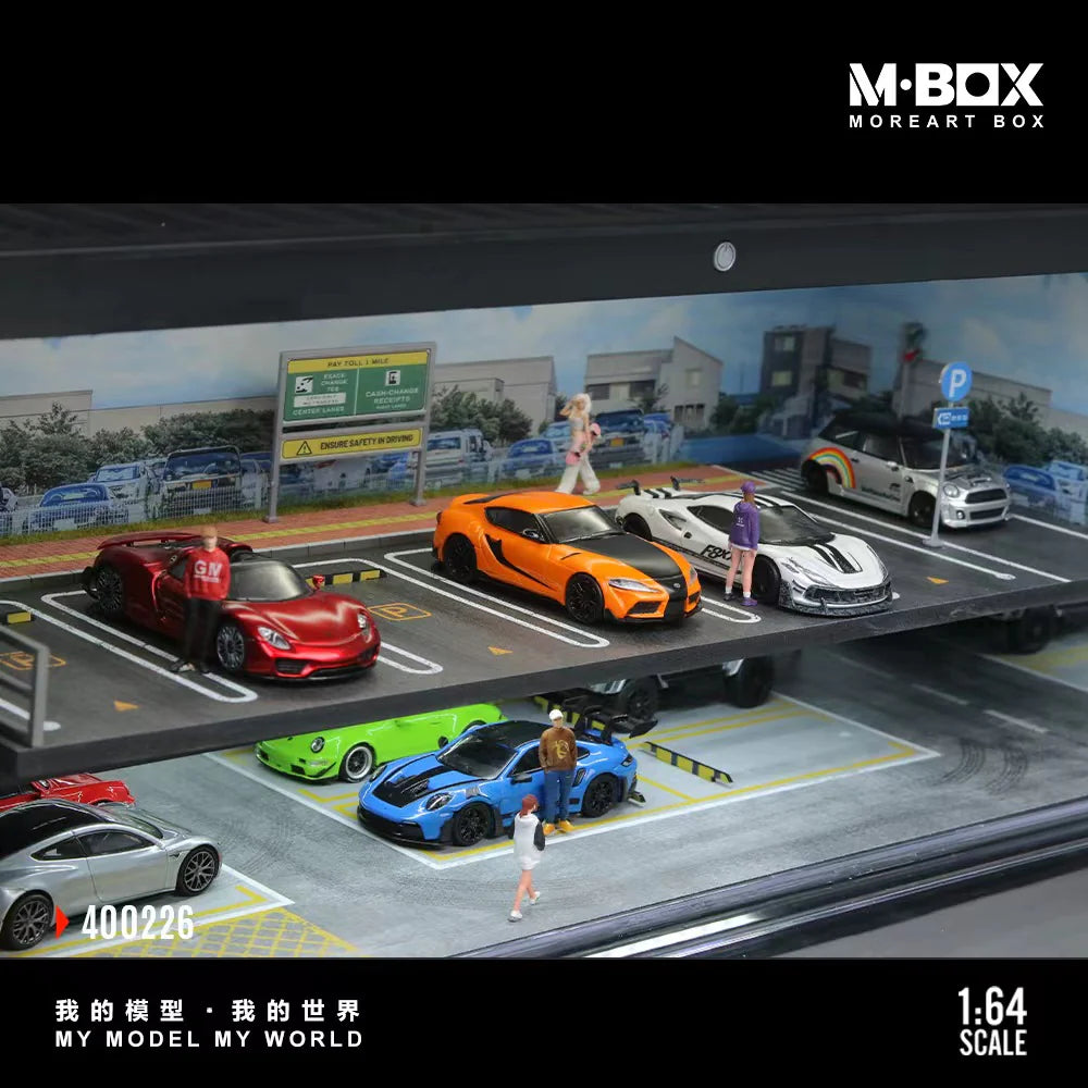 MBOX Scène de Garage Souterrain avec Conteneur Version B 1:64 MB400226