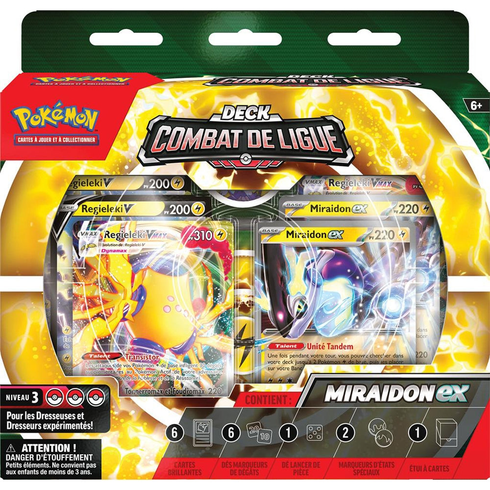 Pokemon league battle Combat de ligue deck &quot;Miraidon Ex&quot; (Francais)