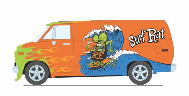 (PRE-ORDER Q3, 2025) 1976 Chevrolet G-Series Van - Rat Fink