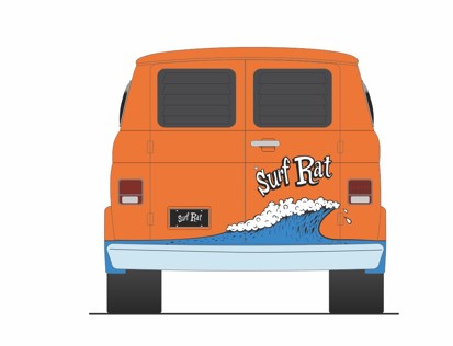 (PRE-ORDER Q3, 2025) 1976 Chevrolet G-Series Van - Rat Fink