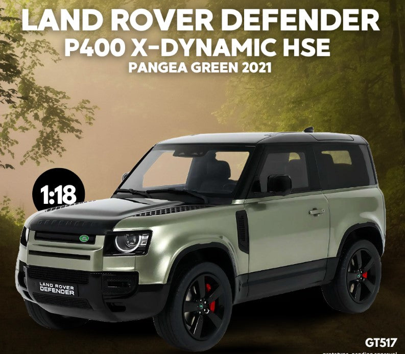 (PRE-ORDER, Q4, 2025) LAND ROVER DEFENDER P400 X-DYNAMIC HSE PANGEA GREEN 2021