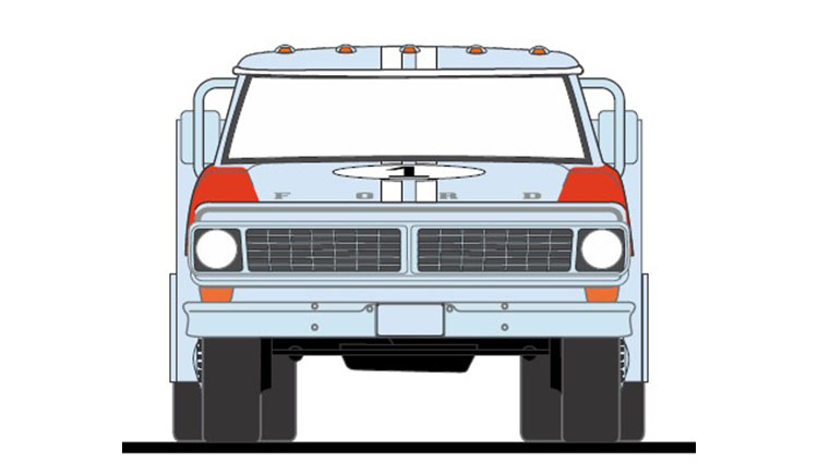 (PRE-ORDER 2026) 1970 Ford F-350 Ramp Truck - 