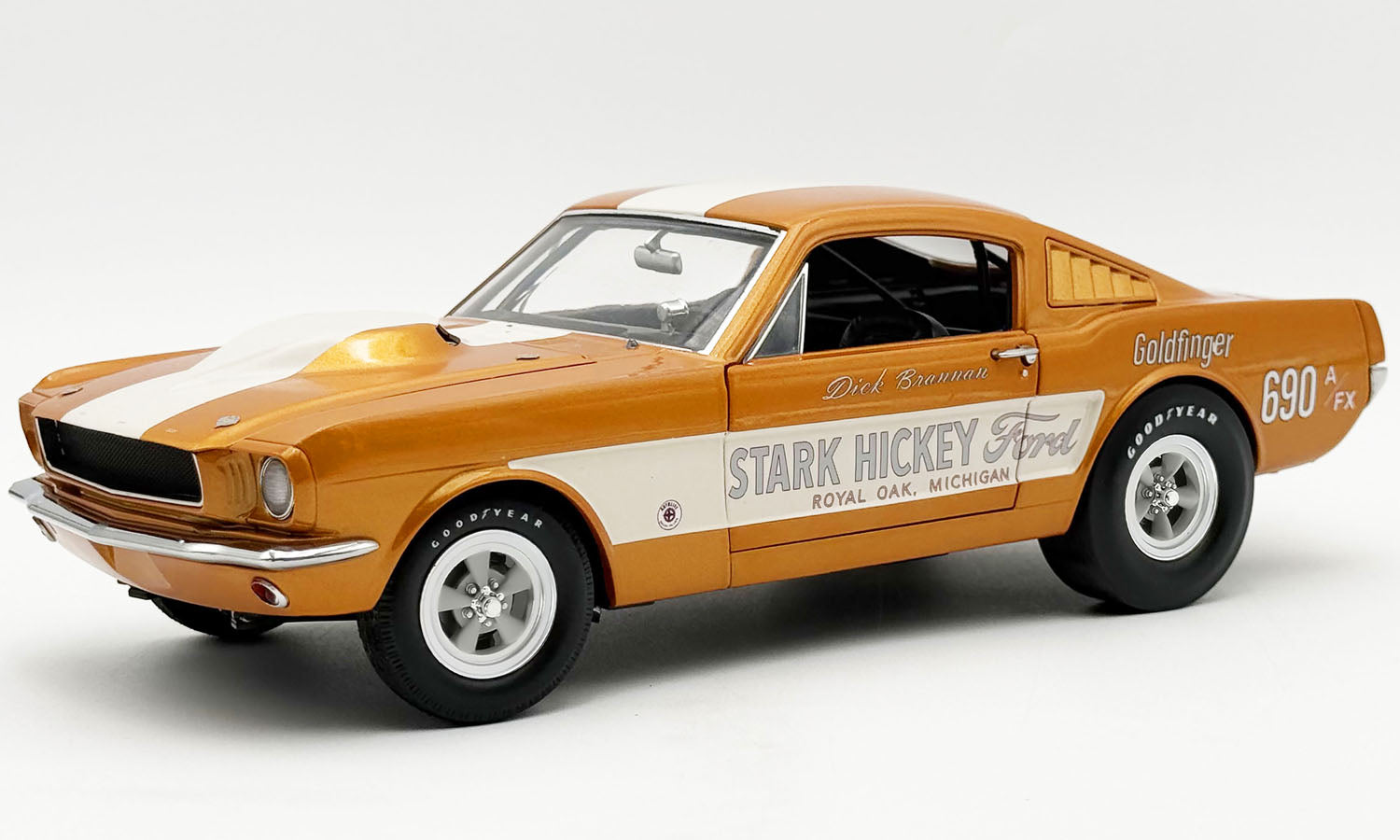 (PRE-ORDER 2026) 1965 Ford Mustang A/FX - Stark Hickey Ford - Goldfinger