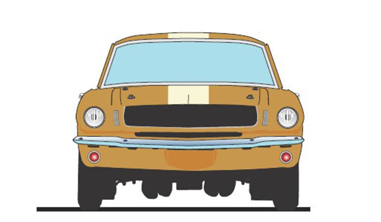 (PRE-ORDER 2026) 1965 Ford Mustang A/FX - Stark Hickey Ford - Goldfinger