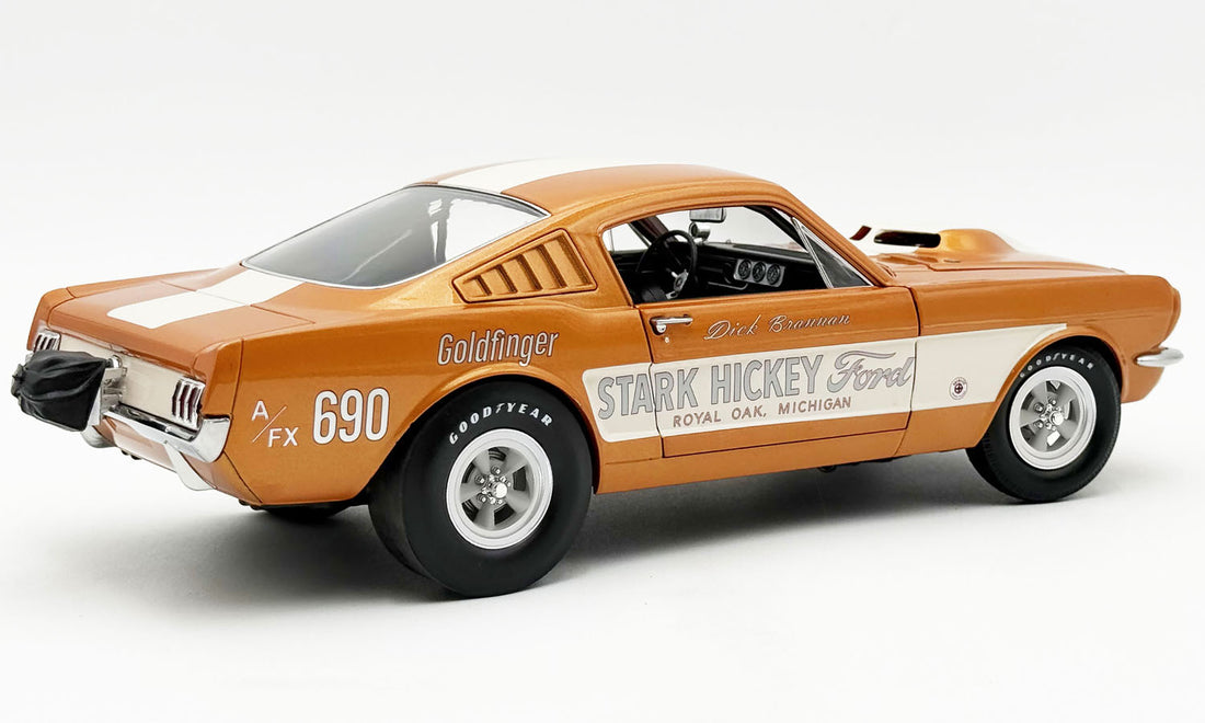 (PRE-ORDER 2026) 1965 Ford Mustang A/FX - Stark Hickey Ford - Goldfinger
