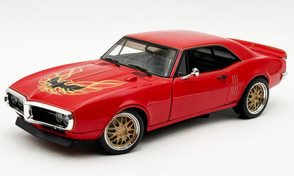 (PRE-ORDER 2027) ACME 1:18 1967 Pontiac Firebird Street Fighter “Fire Chicken” – Buccaneer Red A1805223