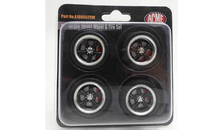 1:18 Torque Thrust Wheel &amp; Tire Set