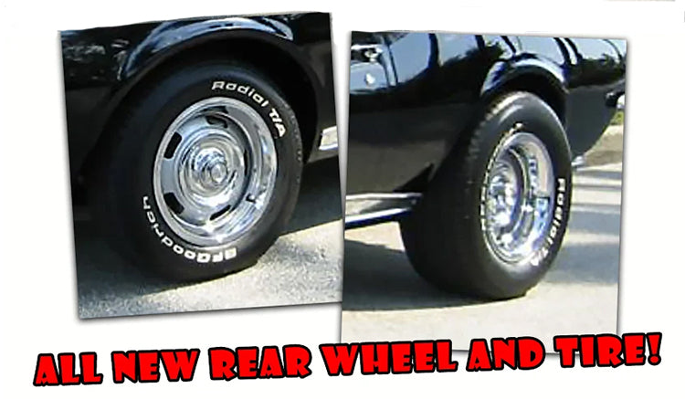 (PRE-ORDER 2027) ACME 1:18 – Set of 4 Rally Wheels &amp; Tires with Wider Rear Wheels &amp; Tires – A1805740W