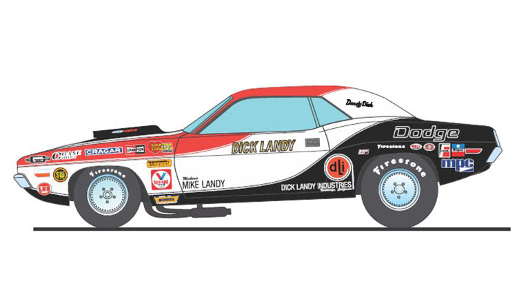 (PRE-ORDER 2026) 1970 Dodge Challenger - BOYCOTT - Dick Landy