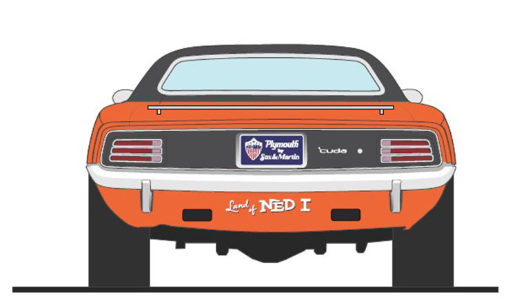 (PRE-ORDER 2026) 1970 Plymouth HEMI Cuda - Sun Kissed Cuda - Sox &amp; Martin