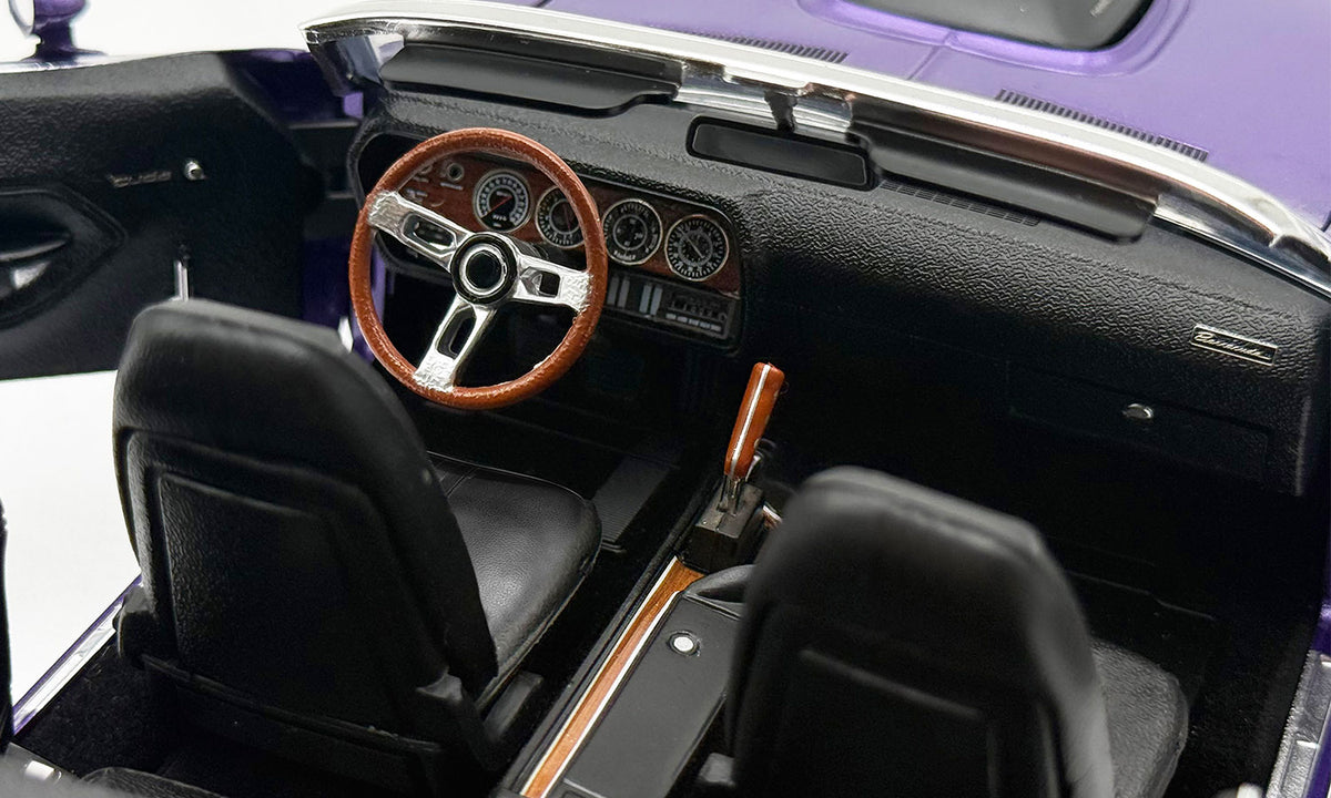 (PRE-ORDER 2027) ACME 1:18 – 1971 Plymouth HEMI Cuda Convertible – Plum Crazy Purple – MCACN Limited Edition – A1806141
