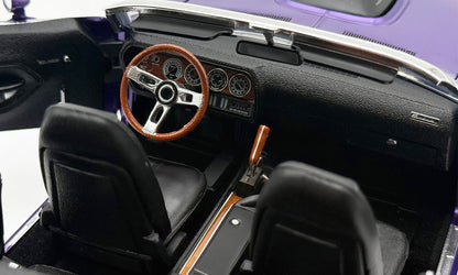 (PRE-ORDER 2027) ACME 1:18 – 1971 Plymouth HEMI Cuda Convertible – Plum Crazy Purple – MCACN Limited Edition – A1806141