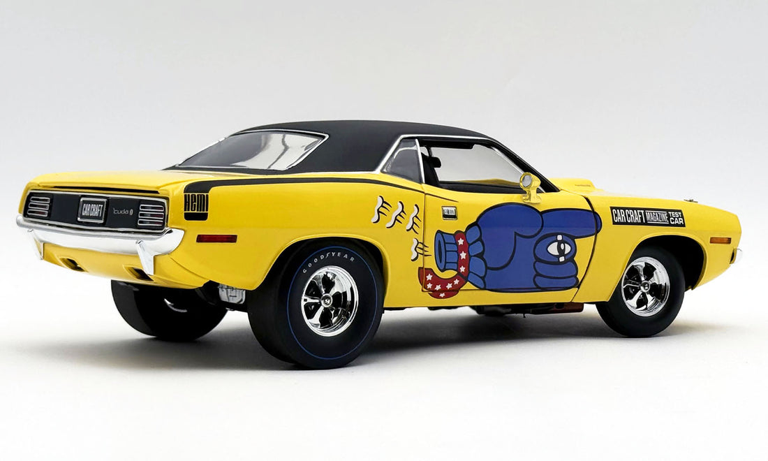 (PRE-ORDER 2027) ACME 1970 Plymouth HEMI Cuda “The Dreadful Flying Glove” 1:18 A1806142