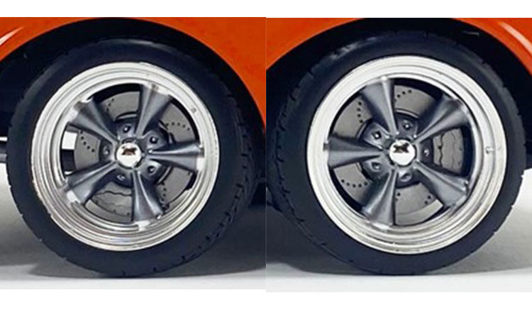 1:18 Set de Roues- Smooth Spoke Torque Thrust Wheel &amp; Tire Set