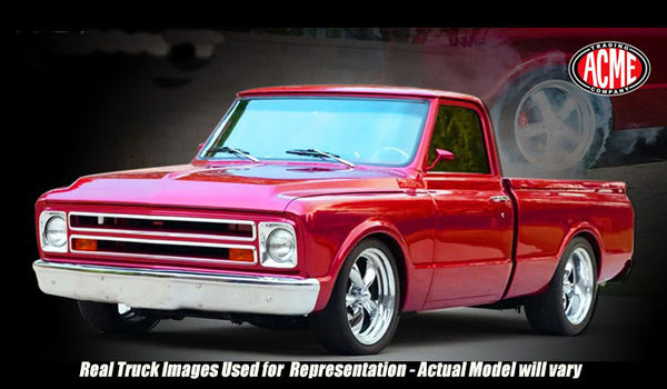 GMP 1:18 Chevrolet C-10 Custom Año de construcción 1969 negro / plata