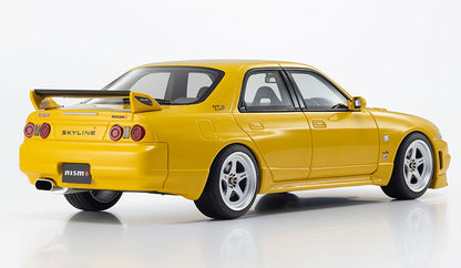 (PRE-ORDER 2026) Nissan Skyline R33 GT-R Autech Ver. NISMO Jaune – Kyosho Samurai 1:18 (KSR18071Y)
