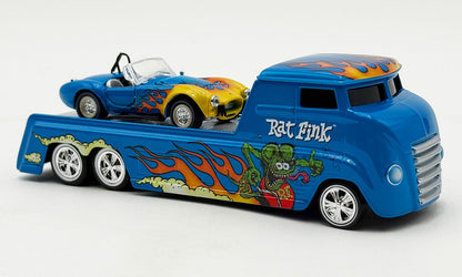 (PRE-ORDER Hiver/Winter 2026) 1/64-Rat Fink Hauler with Cobra Super Snake