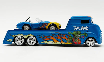 (PRE-ORDER Hiver/Winter 2026) 1/64-Rat Fink Hauler with Cobra Super Snake