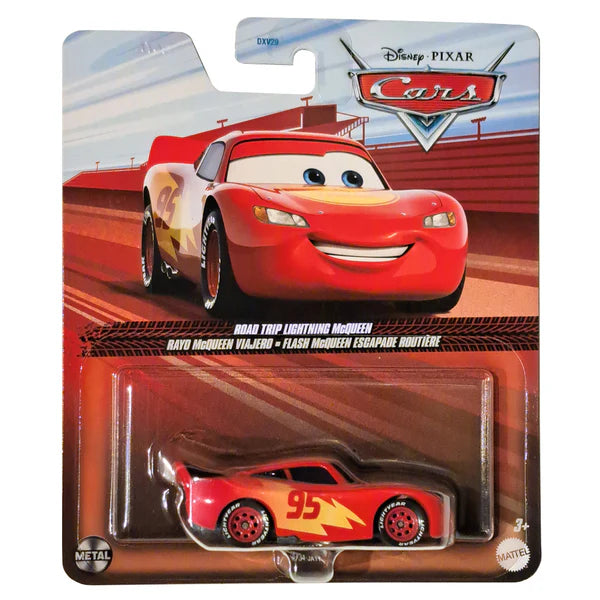 ROAD TRIP LIGHTNING McQueen (HKY34)-Hot Wheels Disney / Pixar Cars 2025