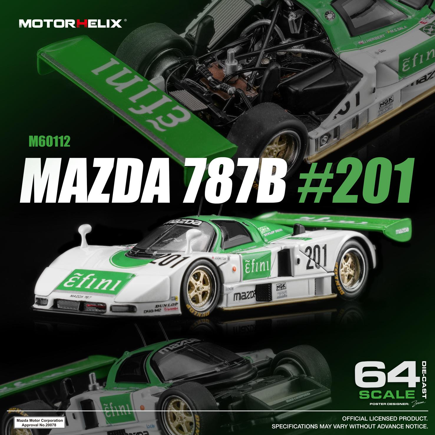MOTORHELIX 1/64 Mazda 787B 