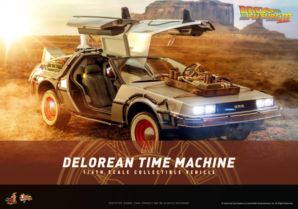 Back to the Future Part III DeLorean Time Machine 1/6th Scale
