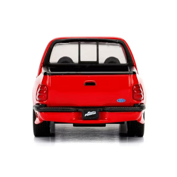Jada 1:32 Ford F-150 SVT Lightning 1999 de Brian – Rouge – Fast &amp; Furious – JD98320
