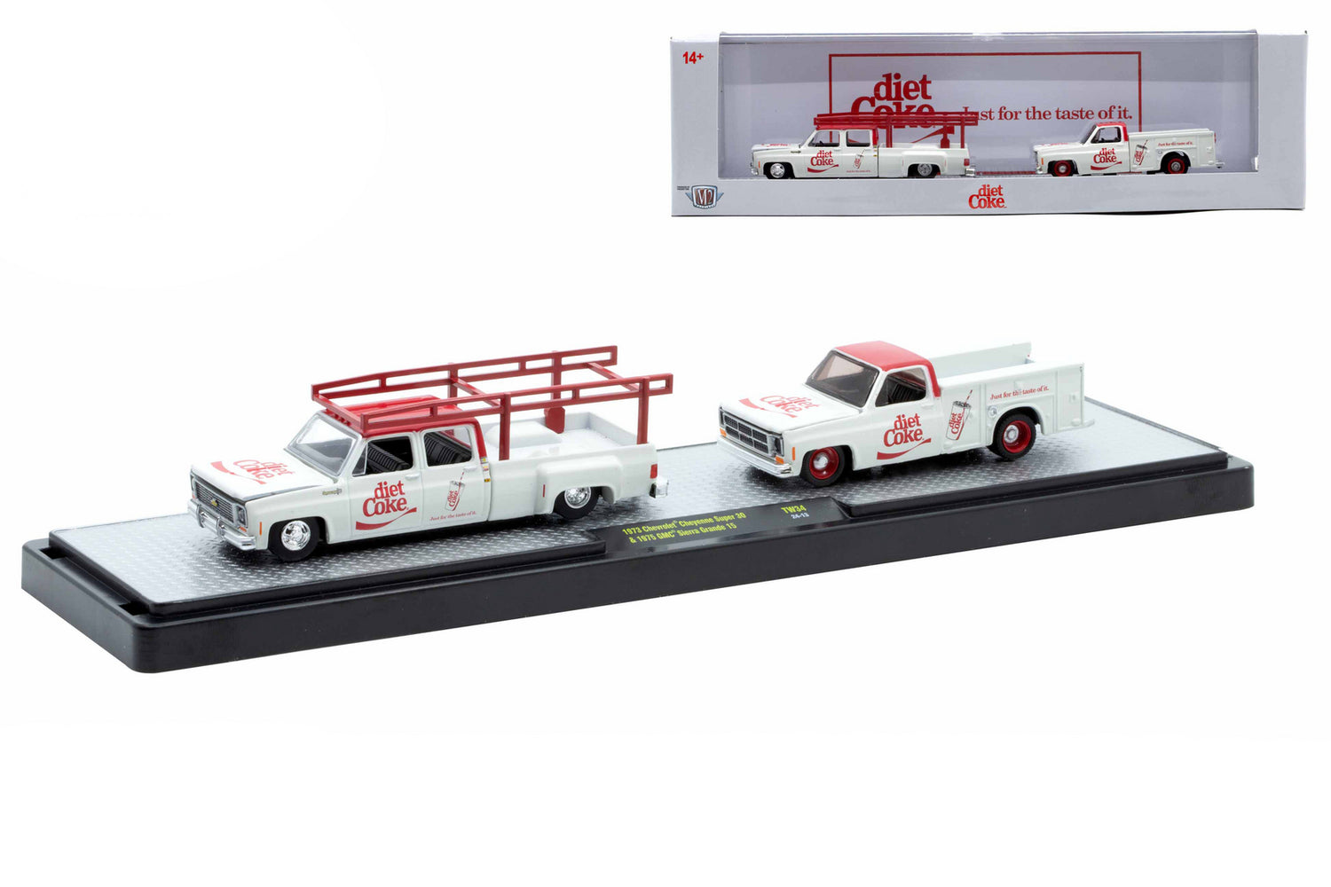 1973 Chevrolet Cheyenne Super 30 &amp; 1975 GMC Sierra Grande 15 (Coca-Cola)