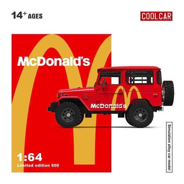 CoolCar 1:64- Toyota FJ40 McDonald&