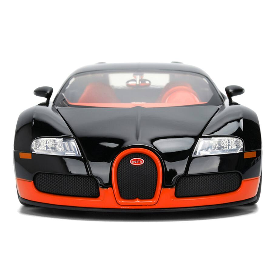Jada 1:24 2011 Bugatti Veyron – Black/Orange – Hyper-Spec – JD37642