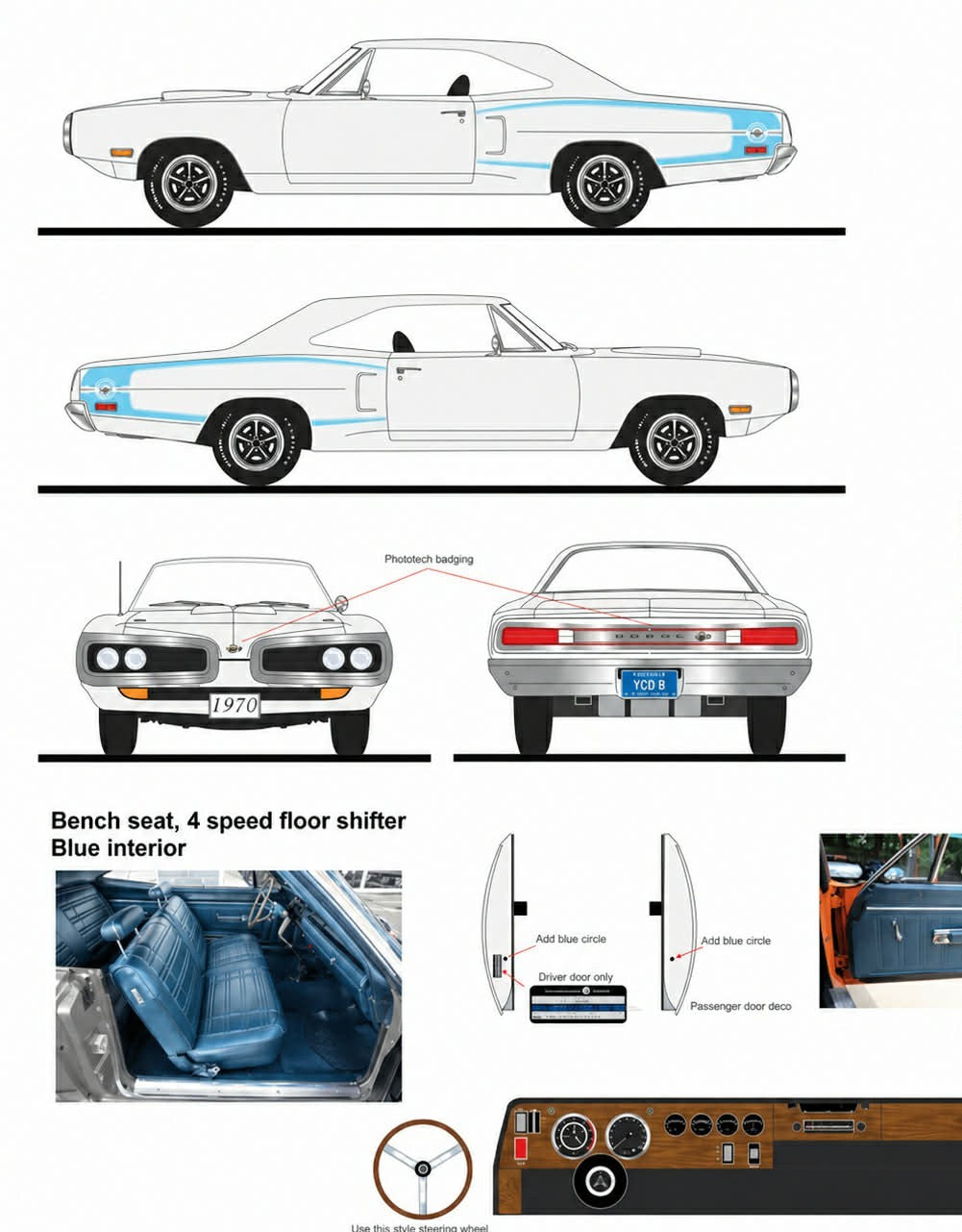 (PRE-ORDER 2026) 1970 Dodge Super Bee-White