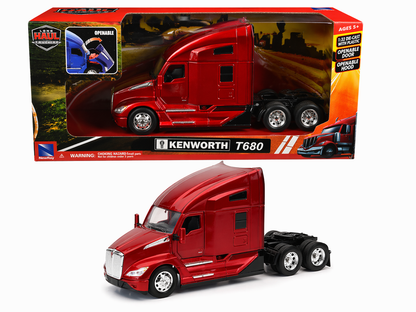 Kenworth T680 Open Hood – Red 