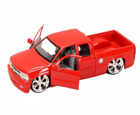 2003 Ford F-150 Super Crew Red with Maya Wheels  (Échelle-Scale 1:24)