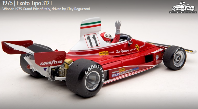 1/18 エグゾト/フェラーリ 312T 　1975GP ITALY #11 1/18 エグゾト/フェラーリ 312T 1975GP ITALY #11 Exoto 1/18