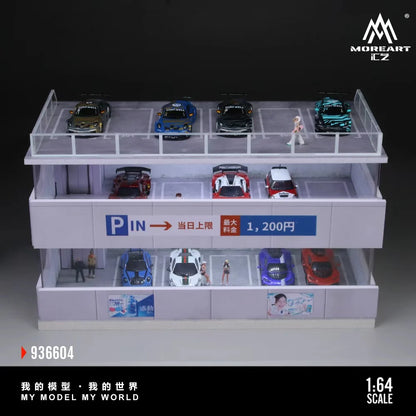 Japanese Parking Building Scene D – MoreArt 1:64 MO936604