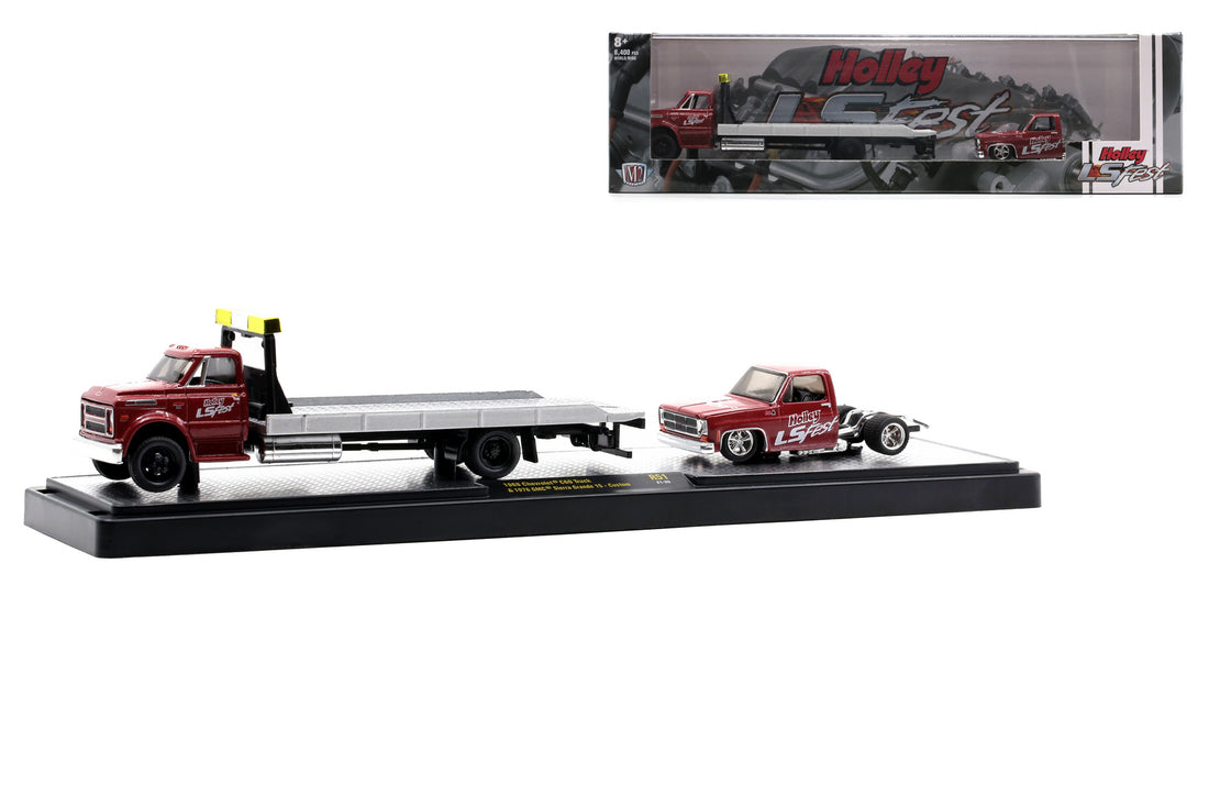 1968 Chevrolet C60 Truck &amp; 1976 GMC Sierra Grande 15 Custom (36000-51A) - M2 Machines Auto-Haulers Release 51