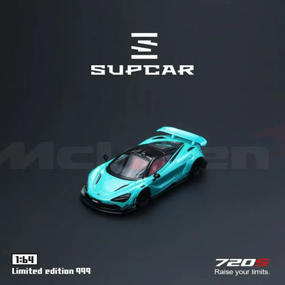 McLaren 720S Cyan Blue – SUPCAR 1:64 SC64043