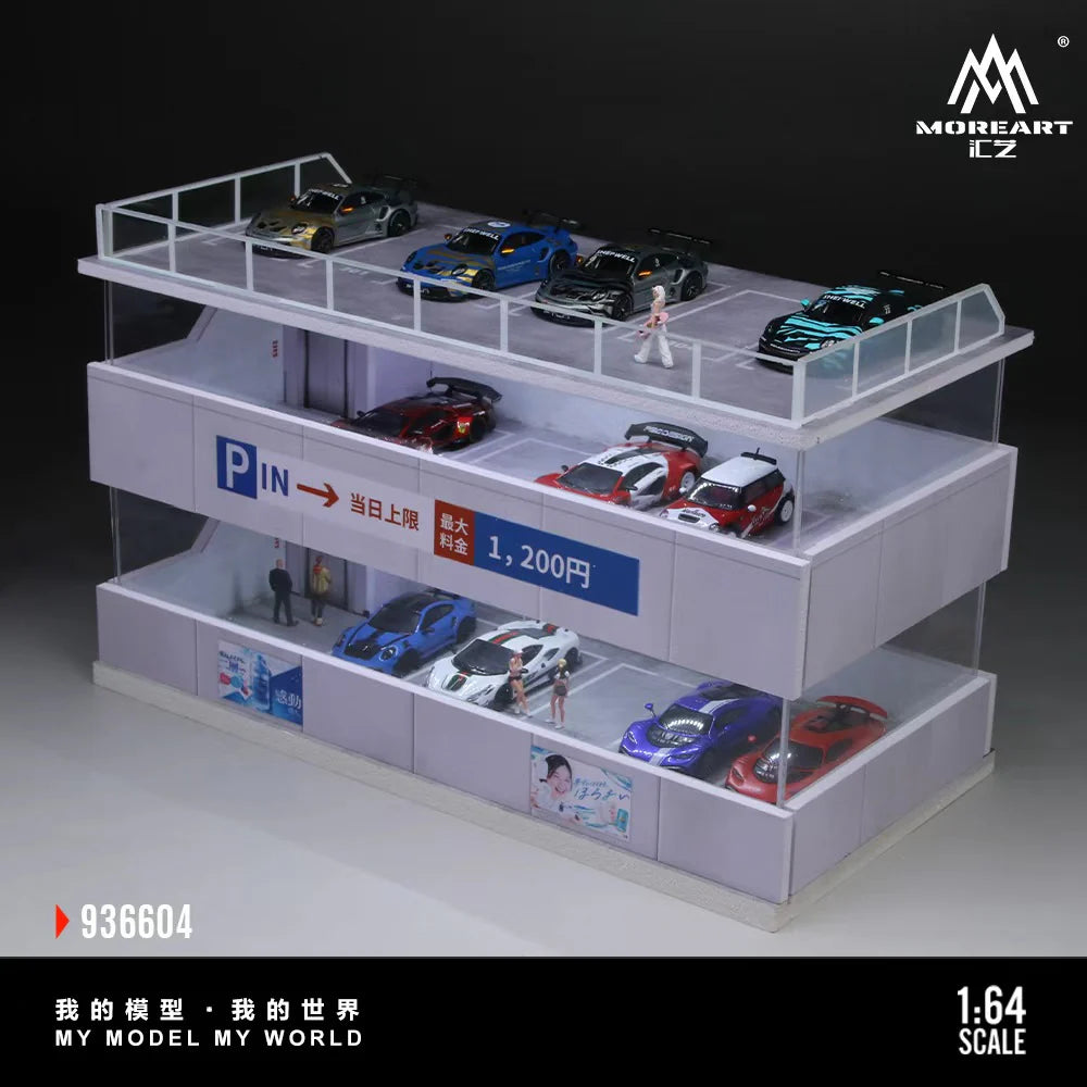 Japanese Parking Building Scene D – MoreArt 1:64 MO936604