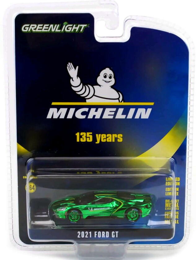 CHASE CAR 2021 Ford GT Michelin – Michelin 135th Anniversary – GreenLight (CHASE-GL28160-F)