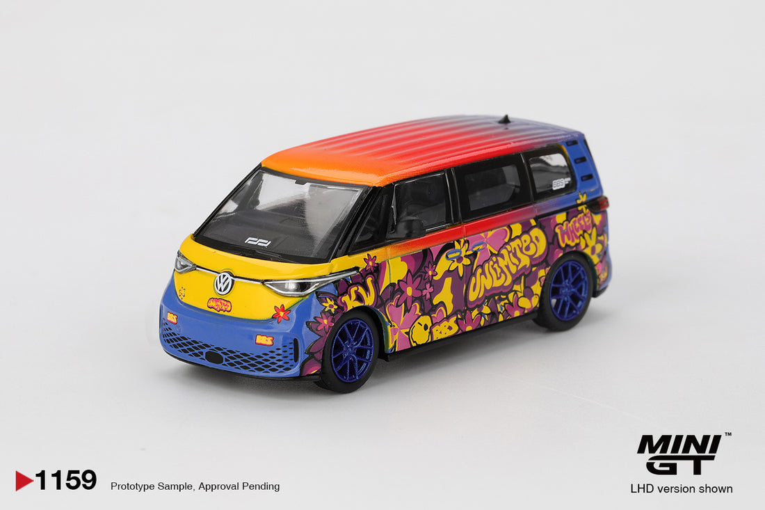 (PRE-ORDER 2026) Mini GT-Volkswagen ID.Buzz KW/BBS MGT01159-BL