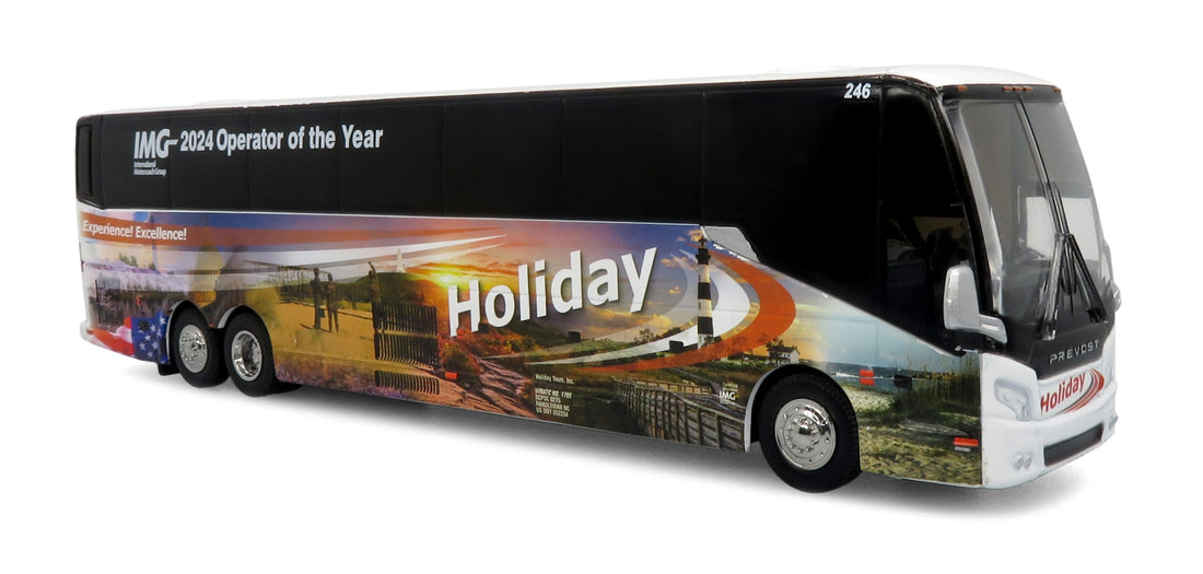 Prevost H3-45 Coach: Holiday Tours 2024 - IMG Co of the Year