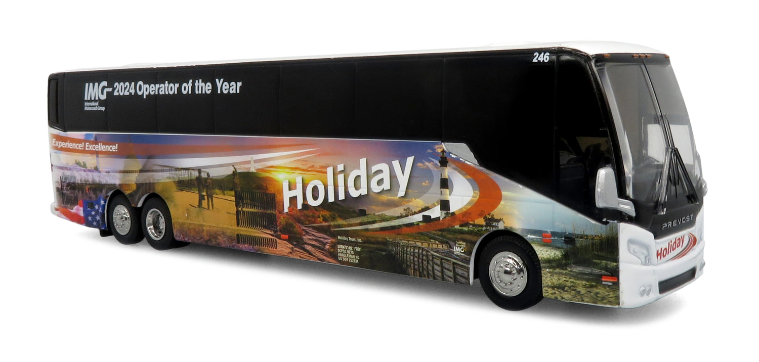 Prevost H3-45 Coach: Holiday Tours 2024 - IMG Co of the Year