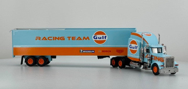 Peterbilt 379 w/ Trailer: Gulf Oil (1:64)