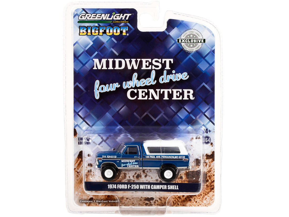 

1974 Ford F-250 Midwest Four Wheel Drive Center -with Camper Shell"

GL30345