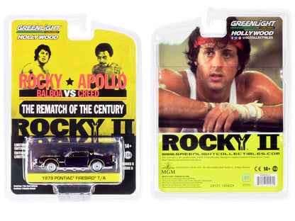 1979 Pontiac Firebird Trans Am T/A Black with Hood Bird "Rocky II" (1979) GL44650-C