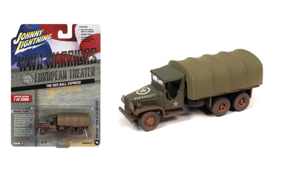 Camion-citerne GMC CCKW 2 1/2 tonnes 6x6 version sale « Red Ball Express » – Johnny Lightning WWII Warriors European Theater (JLML008-2B-F)