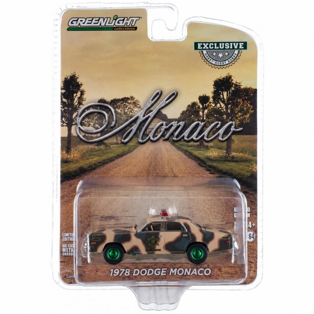 CHASE CAR GreenLight 1:64 1978 Dodge Monaco – Hobby Exclusive – GL330326-CHASE