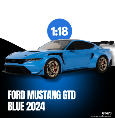 (PRE-ORDER, 2025) 2024 FORD MUSTANG GTD GRABBER BLUE