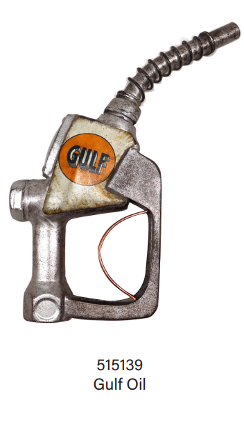 "Gulf" Vintage Gas Pump Nozzles