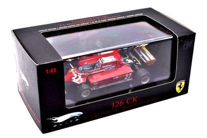 F1 Ferrari 126 CK G. Villeneuve 1981 by Hotwheels Elite